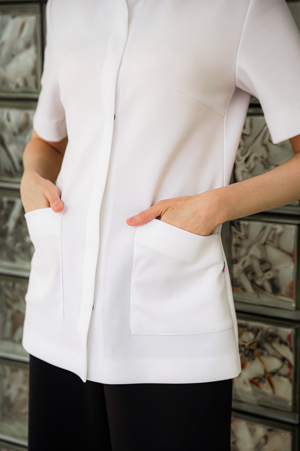 Блуза с кнопками