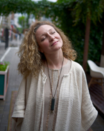 Бохо-накидка из фактурного хлопка (молоко)