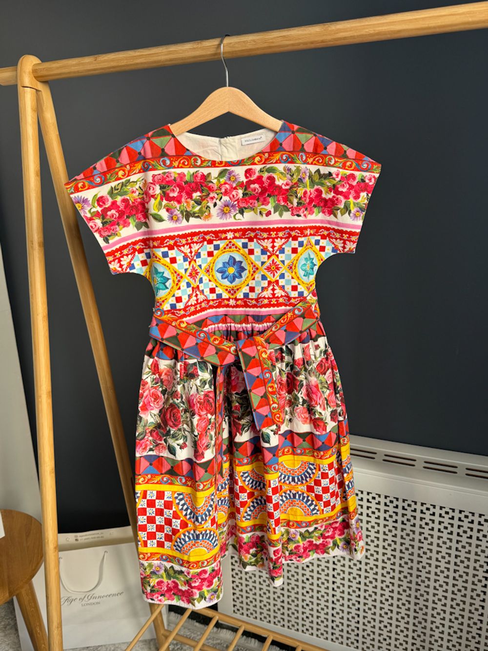 Хлопковое платье Dolce & Gabbana, 140