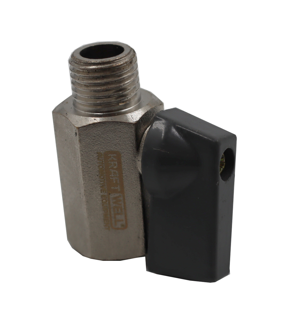 KraftWell KRW-BV14MF Вентиль шаровый M1/4" - F1/4", 1 шт