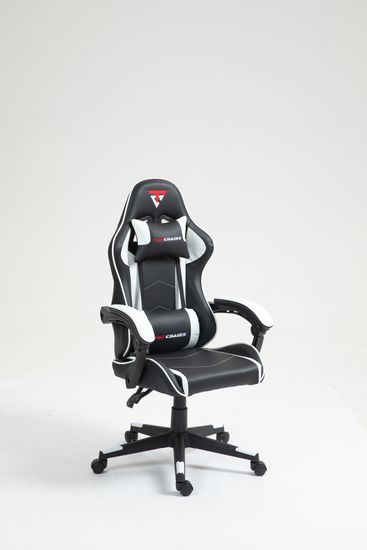 Кресло спортивное TopChairs Shadow черно-белый