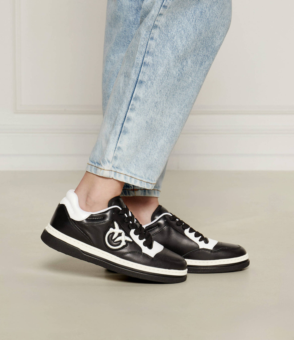 Кожаные кроссовки mandy Pinko - черный(SS0049 P001)