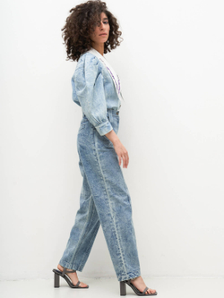 Брюки джинсовые RETRO варенка, синий