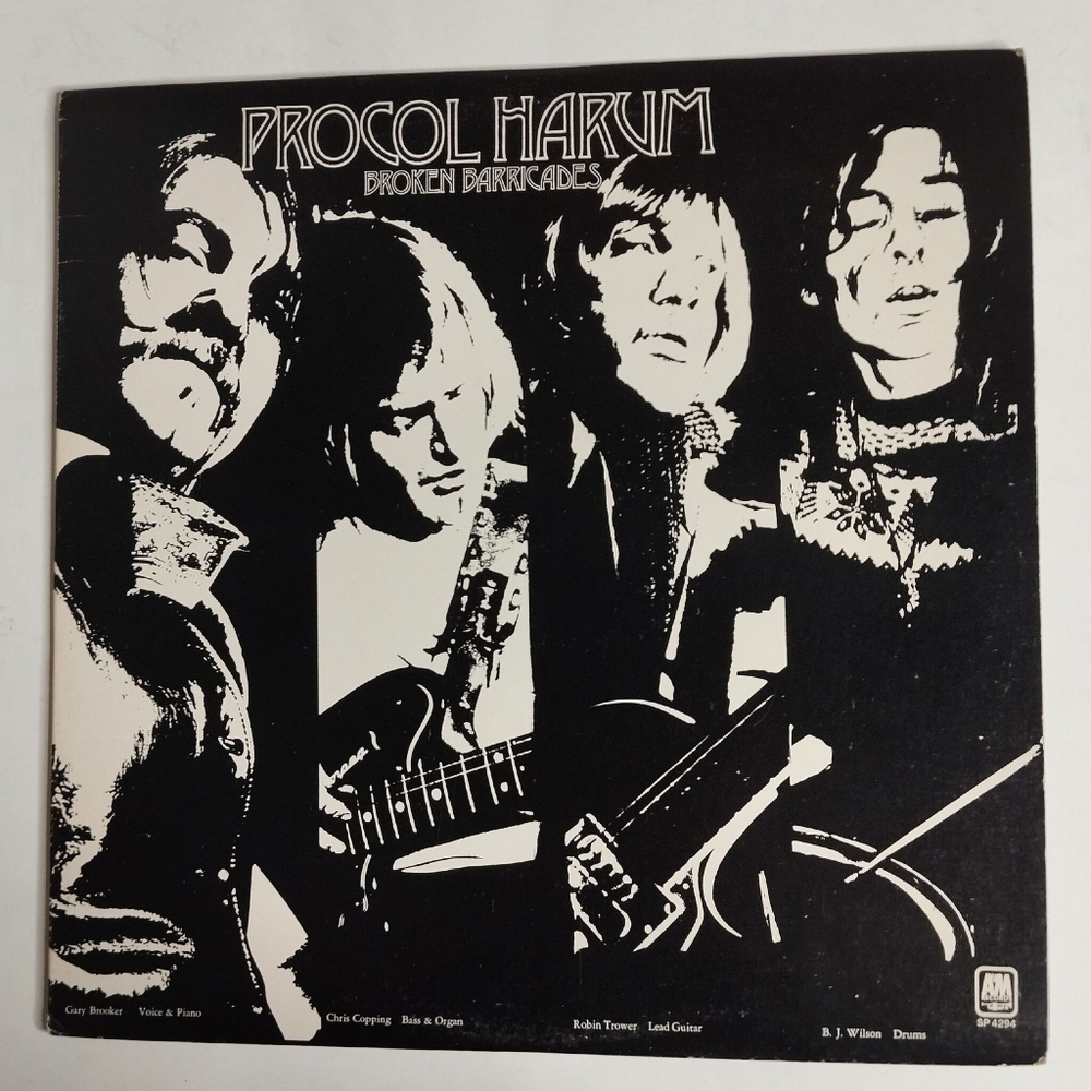 Винтажная виниловая пластинка LP Procol Harum Broken Barricades (USA 1971)