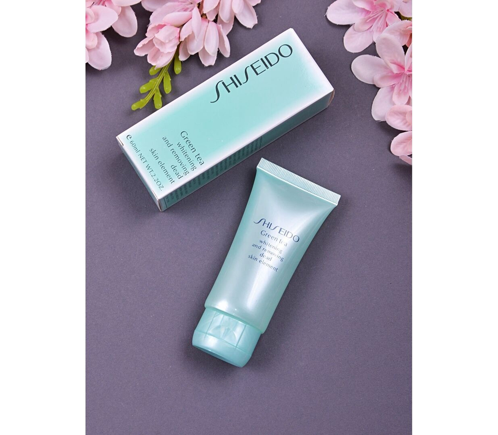 ПИЛИНГ-СКАТКА SHISEIDO GREEN TEA ЗЕЛЕНЫЙ ЧАЙ. НЕЖНОЕ ОТШЕЛУШИВАНИЕ (60МЛ)