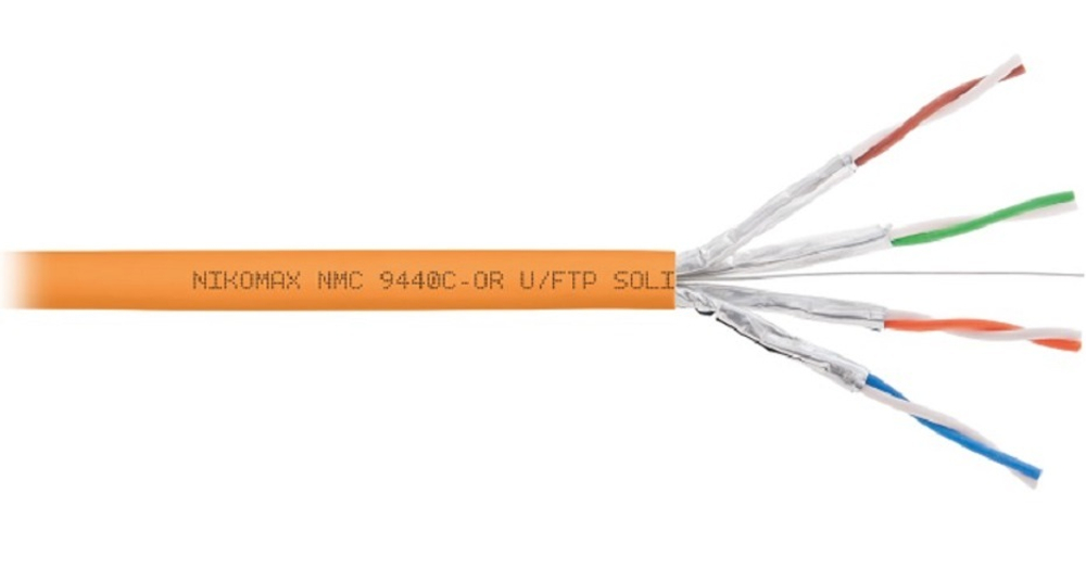 Кабель витая пара U/FTP 6 кат. 4 пары NikoMax NMC 9440C-OR