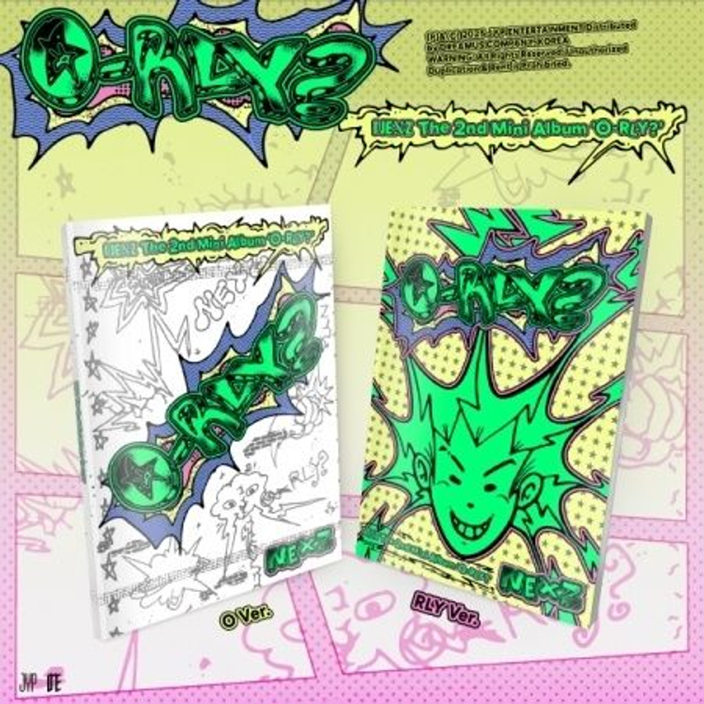 Альбом NEXZ - O-RLY? 2nd Mini Album 2 Version SET