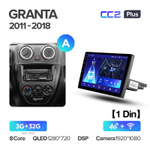 Teyes CC2 Plus 9" для LADA Granta 2011-2018