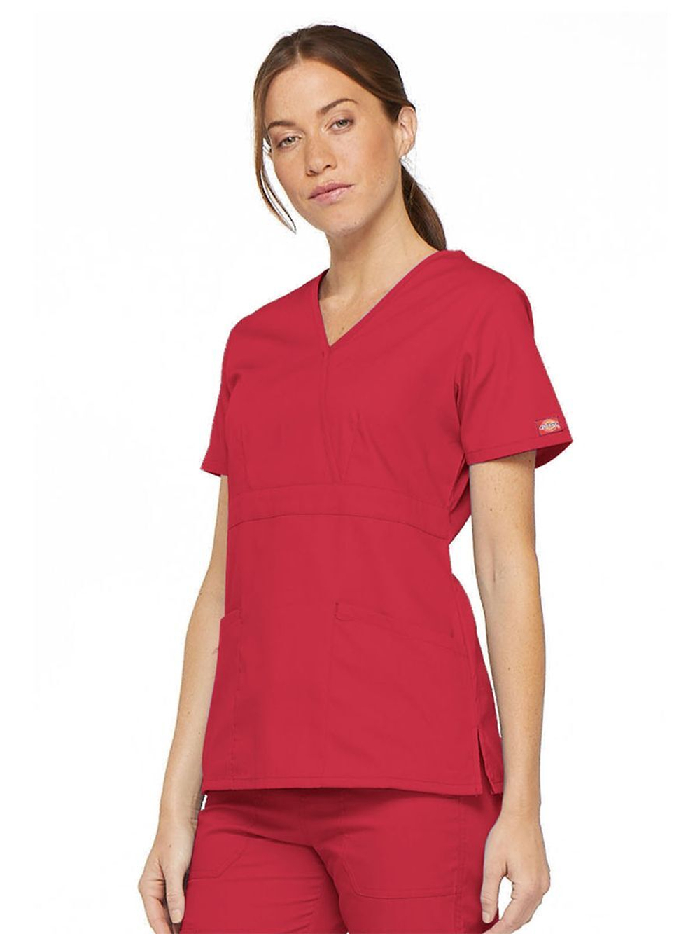 Топ медицинский женский Dickies 86806, серый, S