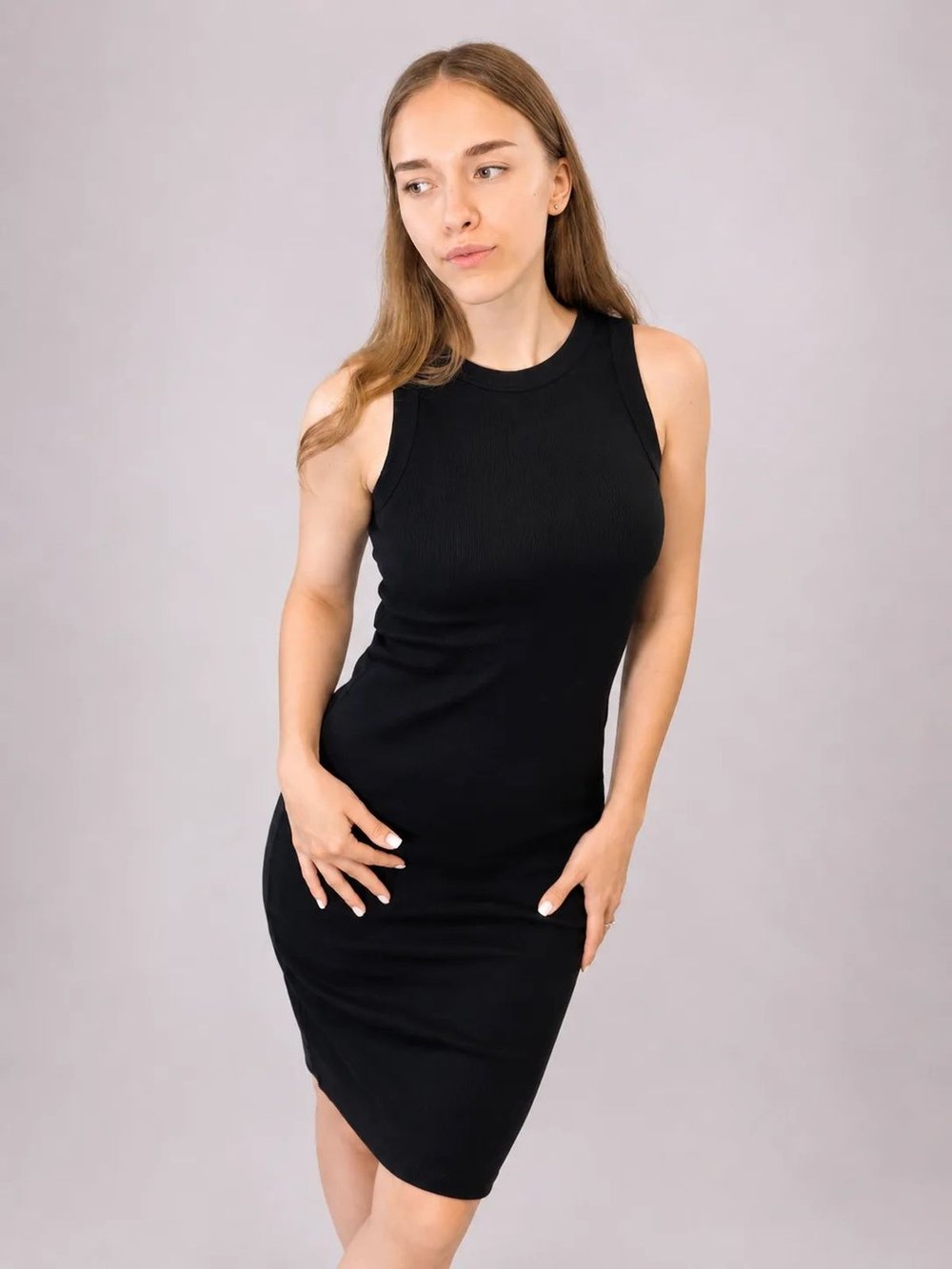 Платье лапша черное 40-44