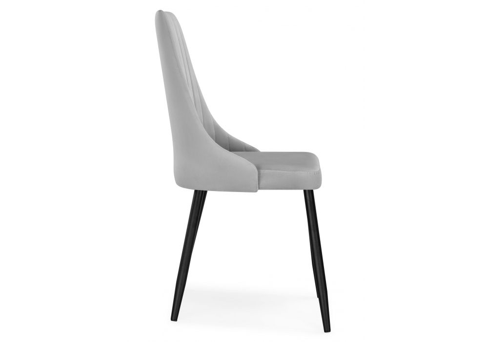 Стул на металлокаркасе Кора светло-серый / черный