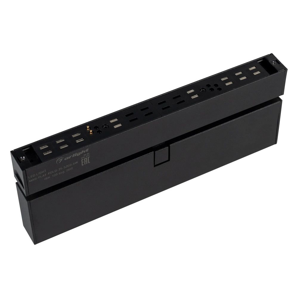 Светильник MAG-FLAT-FOLD-25-S200-6W Day4000 (BK, 100 deg, 24V) (Arlight, IP20 Металл, 5 лет) 034234