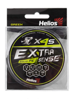 Шнур плетеный для рыбалки Helios Extrasense X4S PE Green 92m 1.2/18LB 0.20mm (HS-ES-X4S-1.2/18LB)