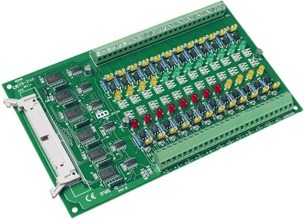 Плата  ICP DAS DB-24P/DIN CR