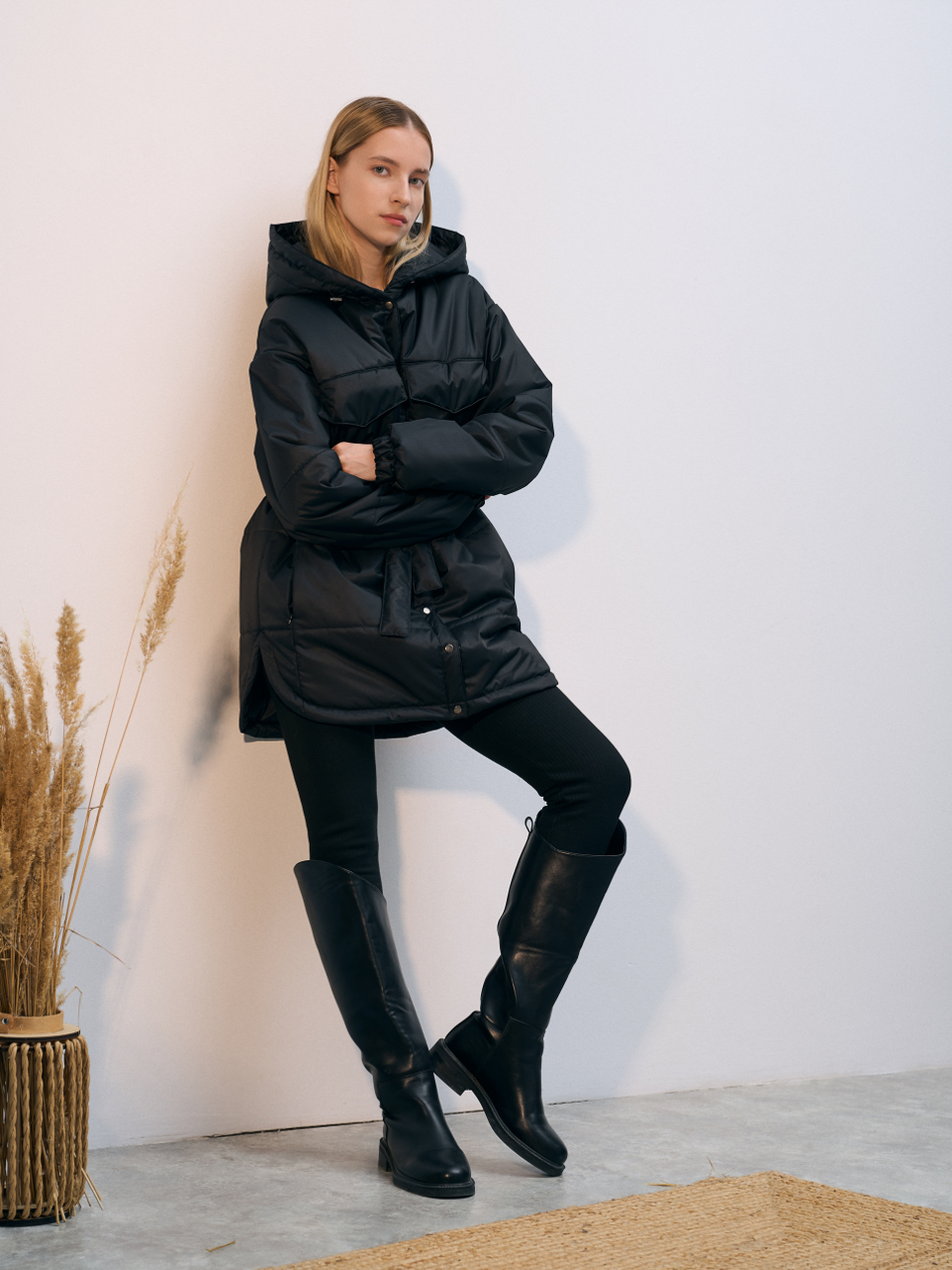 Куртка демисезонная "Эмми" черный