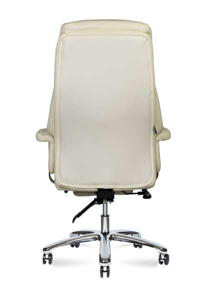 Кресло офисное Норден / Парламент / слоновая кость экокожа