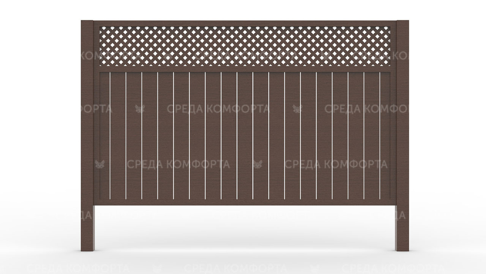 Деревянный забор ZBR0088