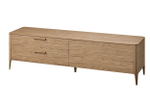 Тумба Type oak под ТВ 2 ящика откидная дверь (натуральный дуб)