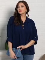 Блуза Серенада (синий) Б15552-24М LT Collection