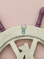 Декор для дома на стену "Штурвал" 43 см