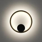 DK5060-BK+SG Бра ORBIT, IP20, 3000К, LED, 10 Вт, черный + сатинированное золото, алюминий
