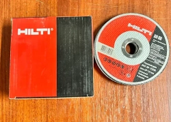Круг отрезной 125х1.0х22.2 , диск металлу и нержавеющей стали Hilti 125х1х22.2 мм набор 3 шт