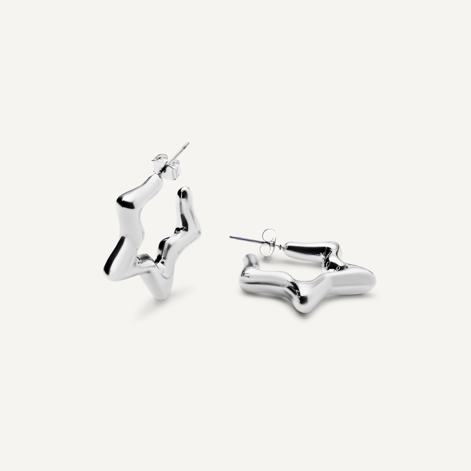 Серьги Defluent Star Earrings – Silver