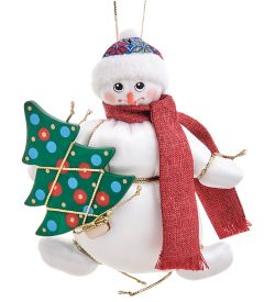 РусКукла RK-952 Кукла подвесная «Снеговик»