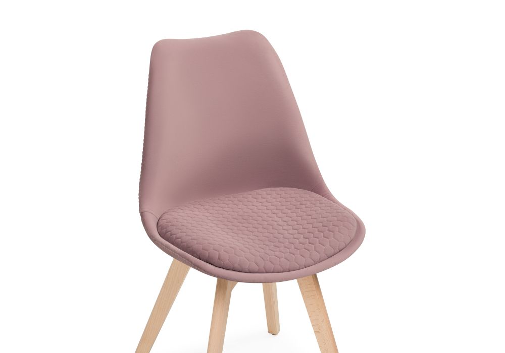 Деревянный стул Bonuss light purple / wood