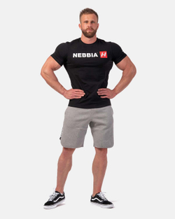 Мужская футболка NEBBIA Red "N" T-shirt 292 Black