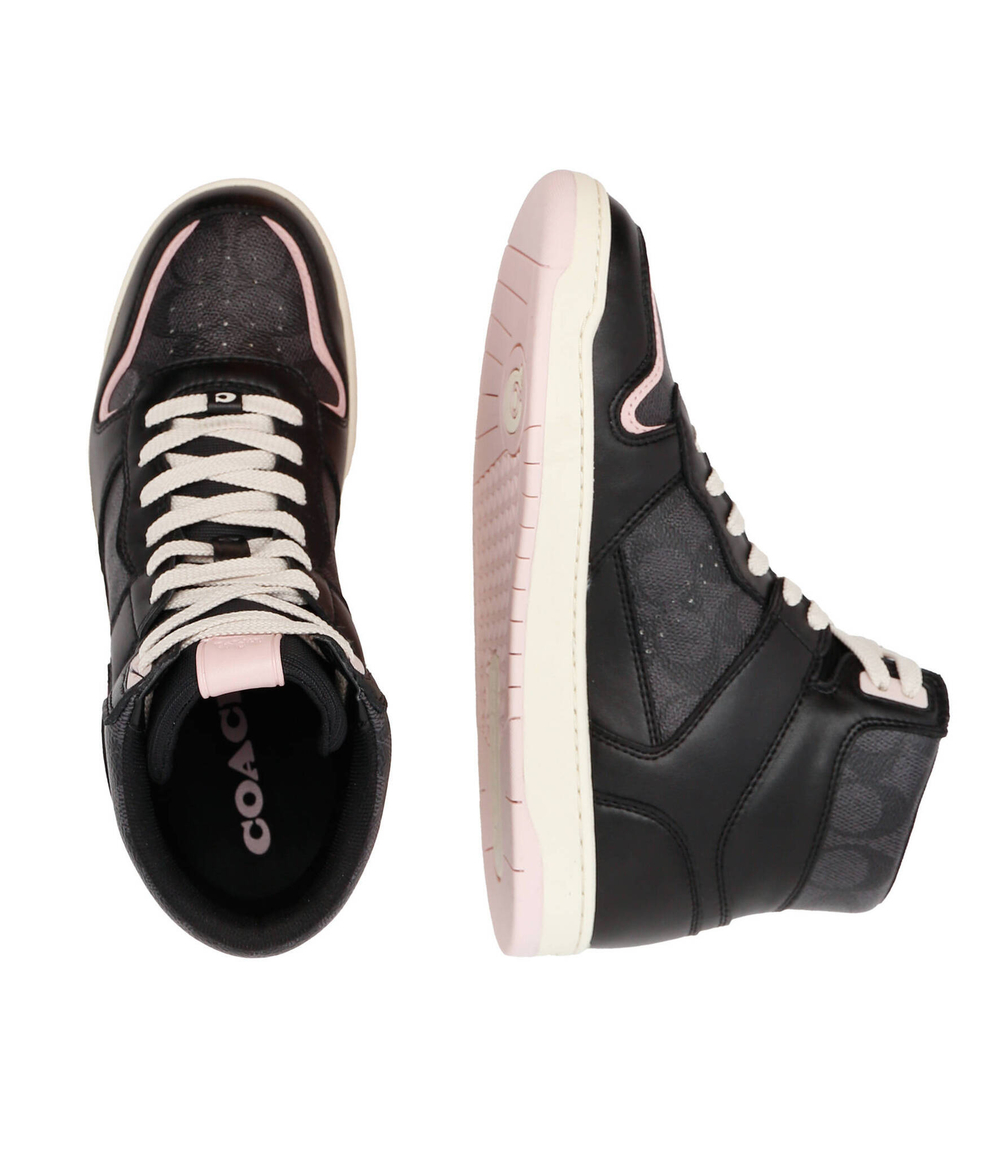 Skórzane кроссовки HI TOP COATED CANVAS Coach - черный(CD304)