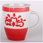 Кружка 360мл Дамаск бордовый