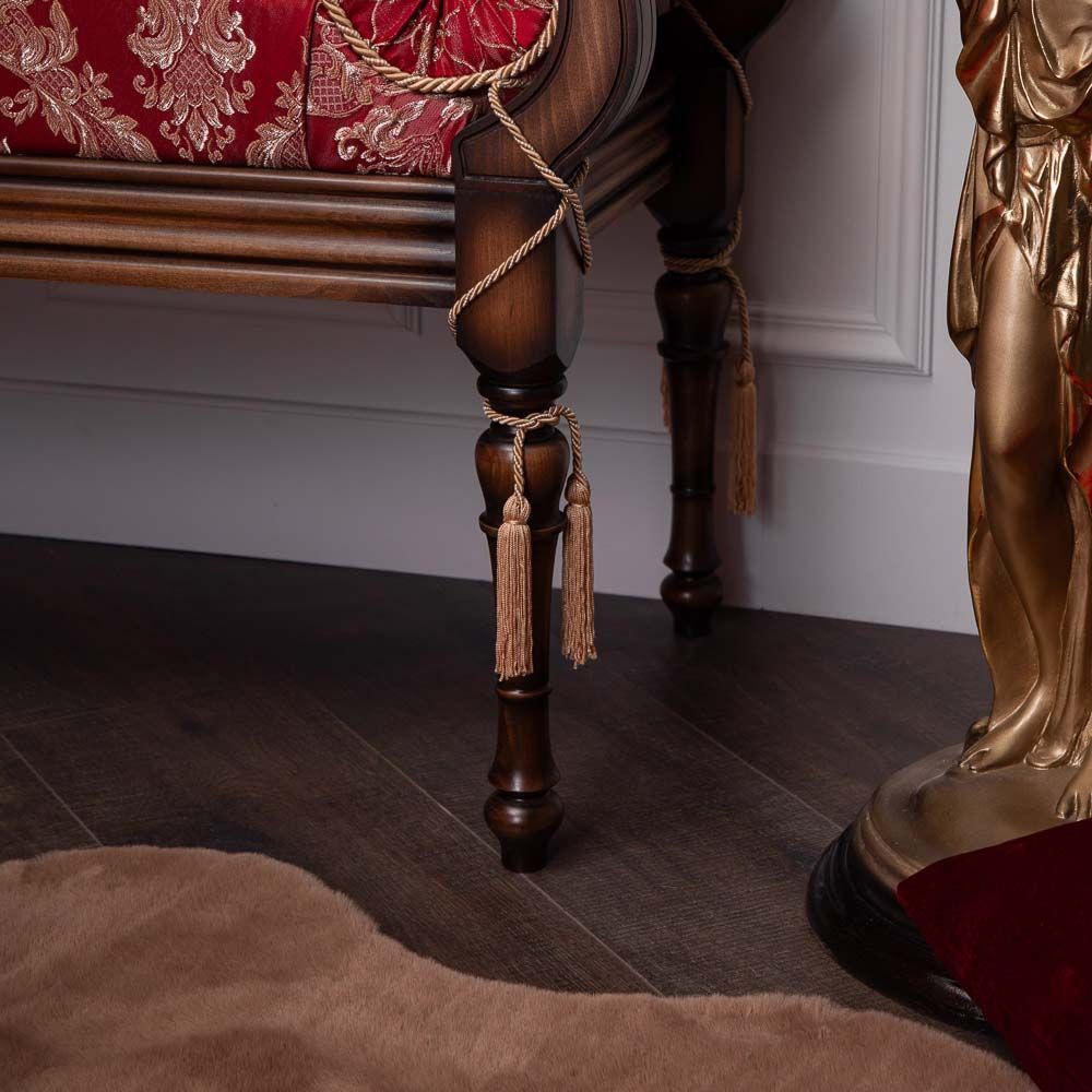 Банкетка Флоренция Орех(Д) Каледония Даймонд Черри