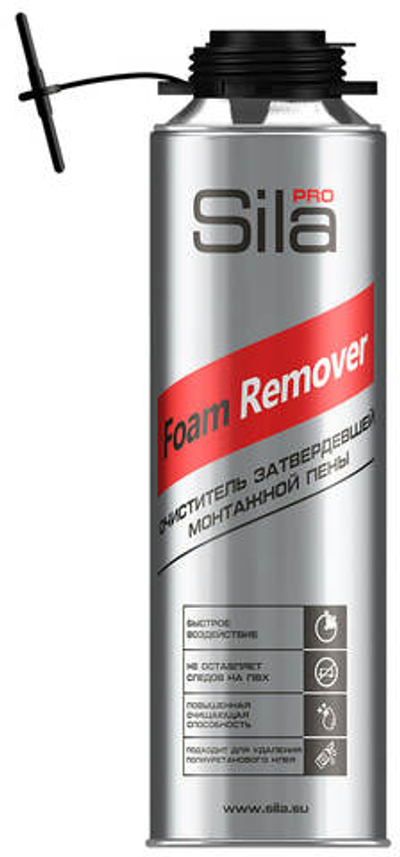 Очиститель затвердевшей монтажной пены SILA PRO Foam Remover, 500 мл