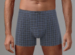 Клетчатые мужские боксеры (Размер: XXL) (Цвет: черный)