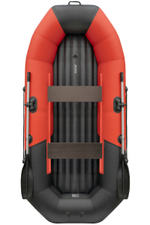 Таймень NX 270 НД Бронированная красный-черный. (лодка ПВХ)