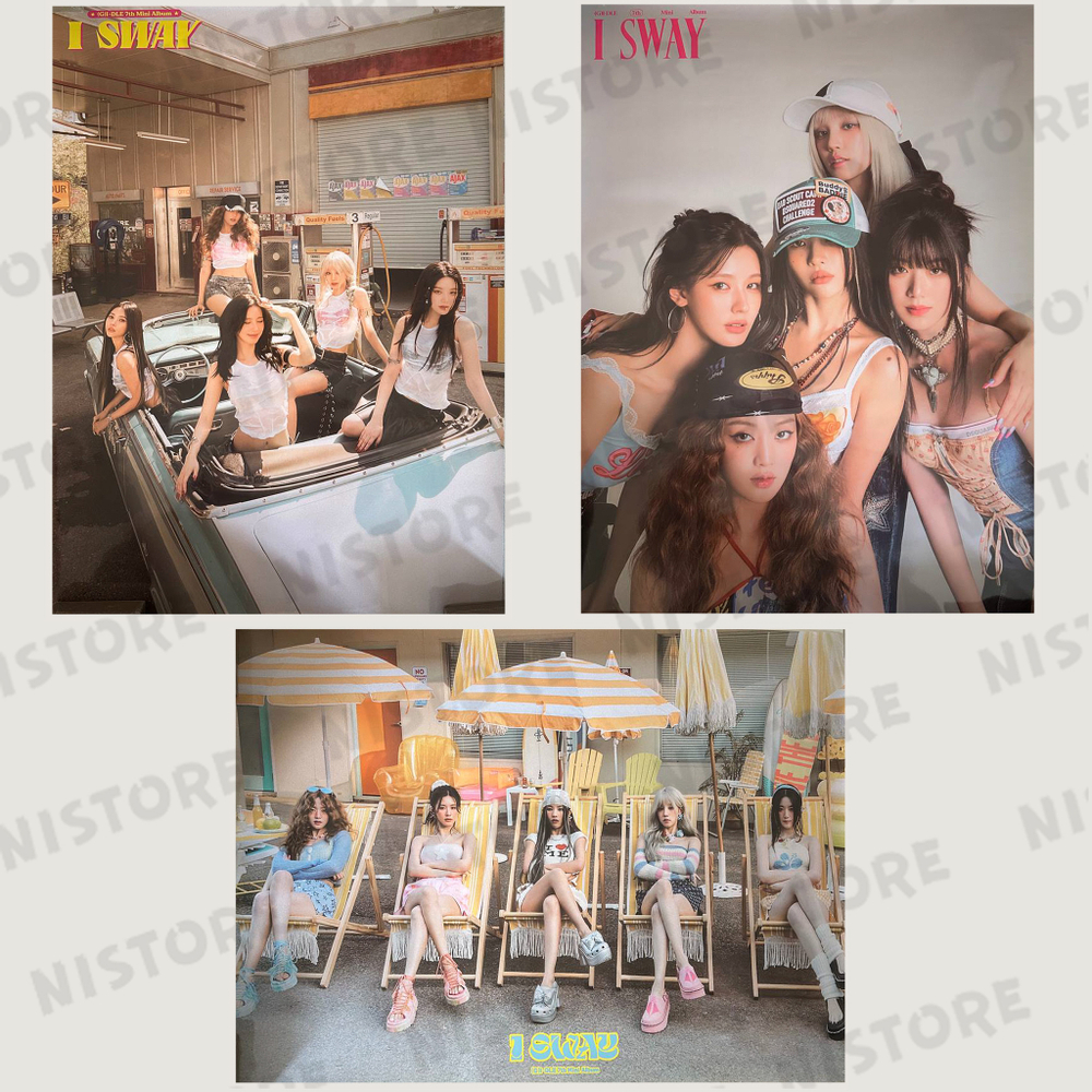 Постеры (G)I-DLE - 7th Mini Album I SWAY