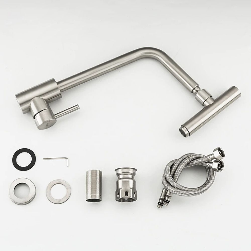 Смеситель для кухни, Frap, с картриджем, нерж, F44899