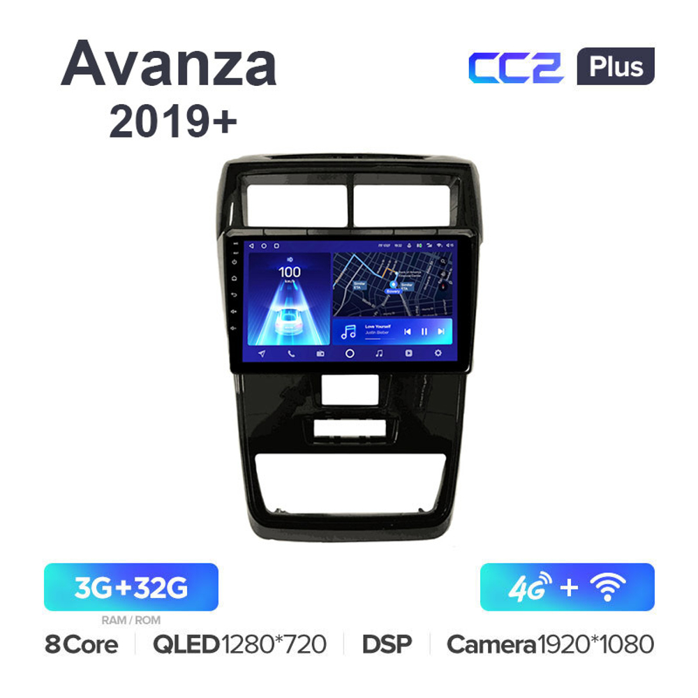 Teyes CC2 Plus 9"для Toyota Avanza 2019+