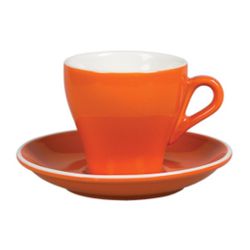 Кофейная пара 180 мл оранжевая d 8 см h7,5 см   (Бариста) P.L. Proff Cuisine [6]