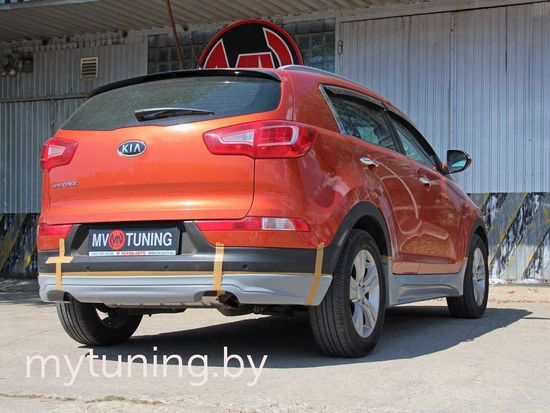 Юбка IXION заднего бампера для Kia Sportage III