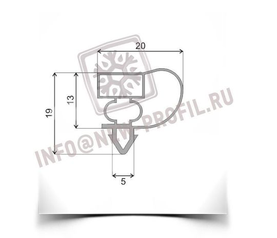 Уплотнитель для холодильного стола TEFCOLD SS8300 размер 600*470 мм (004)