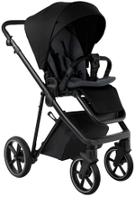 Детская коляска Roan Sol Vintage Leather 2.0 3 в 1 с автокреслом Pituso Santiso Pro Black SL/10/L Black/Black/руч.Черный