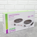Плитка электрическая HOMESTAR HS-1110, чугун