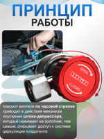 Муфта быстросъемная QC-19H с переходником 1/4" высокое давление