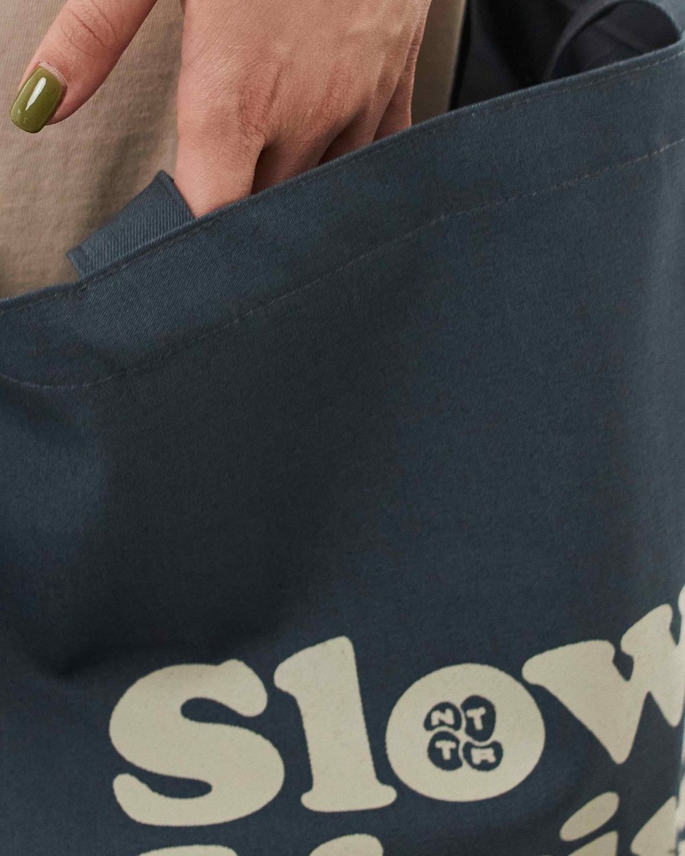 Шоппер NTTR BShopperbag Slow Living Lifеstyle серый