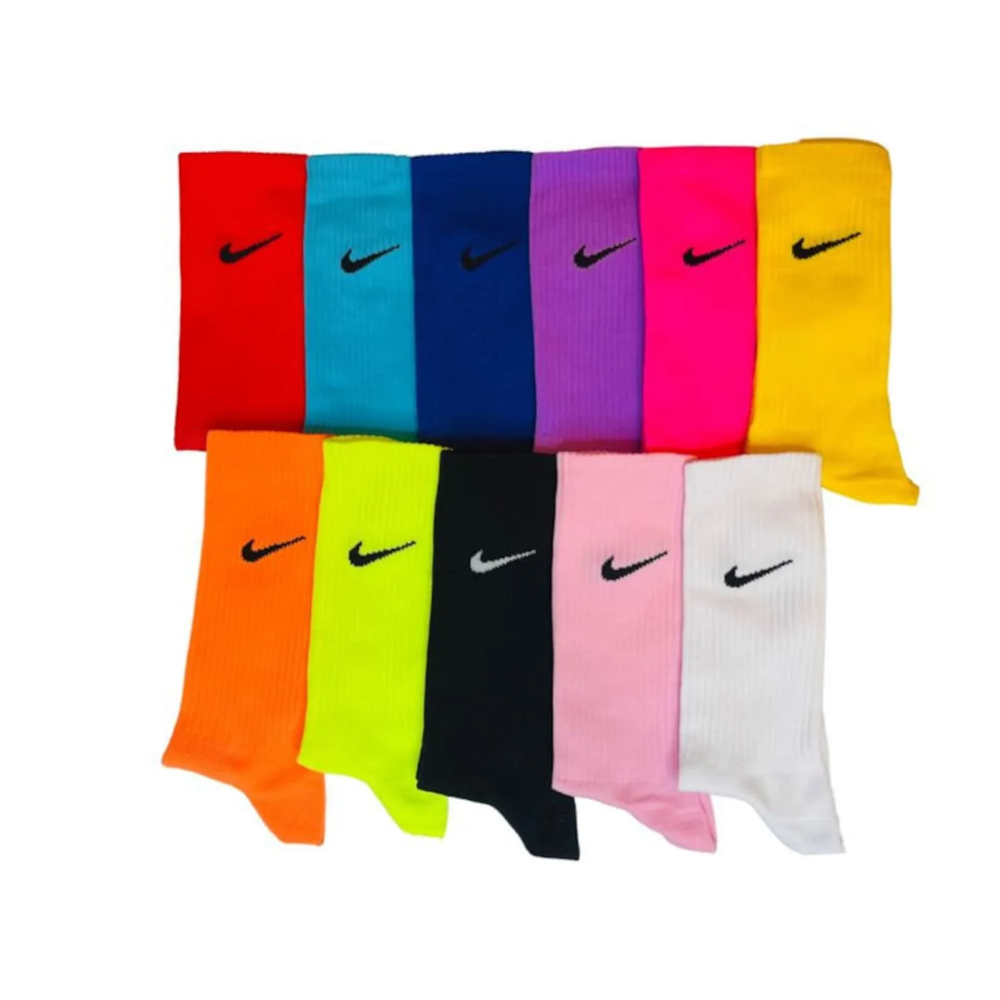 Носки женские длинные тонкие цветные Nike\Original Design