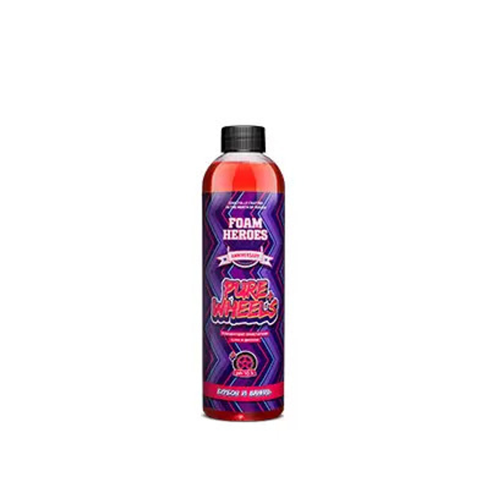 Foam Heroes Pure Wheels + концентрат очистителя шин и дисков, 500мл