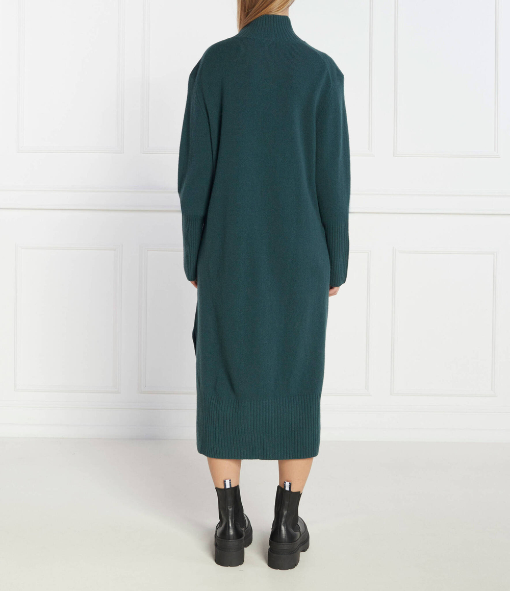 Хлопковое платье Pepe Jeans London - темно-зеленый(PL953386)