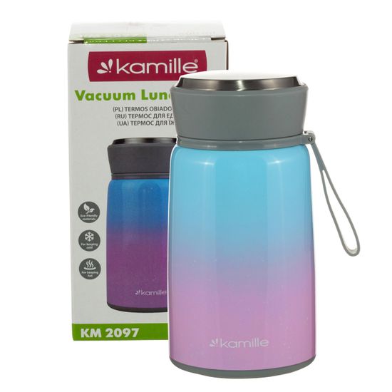 Термос пищевой 800 мл. Kamille KM-2097 из нержавеющей стали
